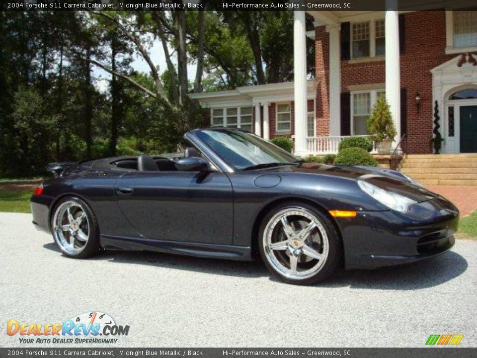 2004 Porsche 911 Carrera Cabriolet Midnight Blue Metallic / Black Photo #13