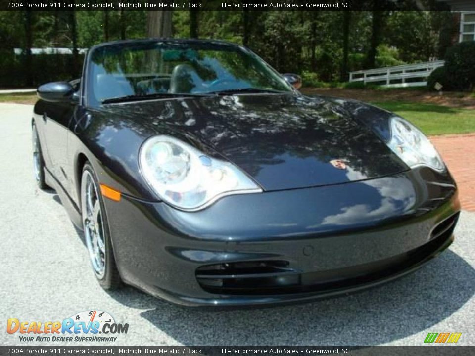 2004 Porsche 911 Carrera Cabriolet Midnight Blue Metallic / Black Photo #15