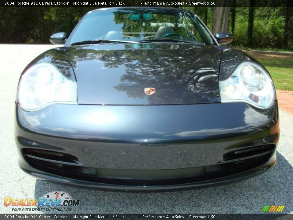 2004 Porsche 911 Carrera Cabriolet Midnight Blue Metallic / Black Photo #16
