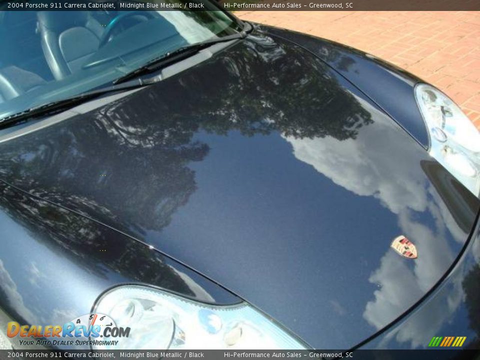 2004 Porsche 911 Carrera Cabriolet Midnight Blue Metallic / Black Photo #17