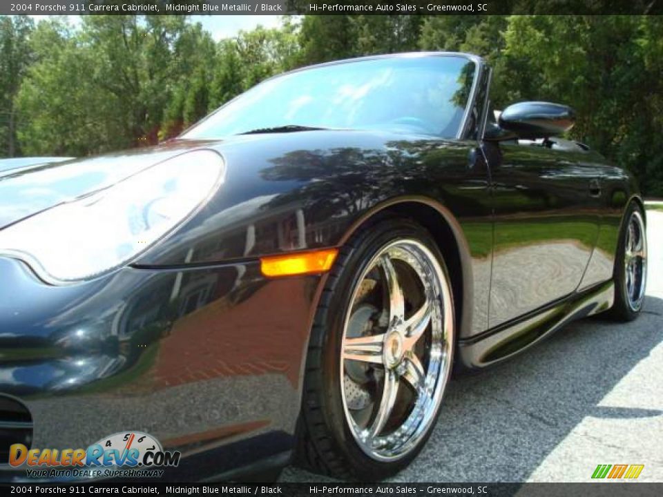2004 Porsche 911 Carrera Cabriolet Midnight Blue Metallic / Black Photo #18