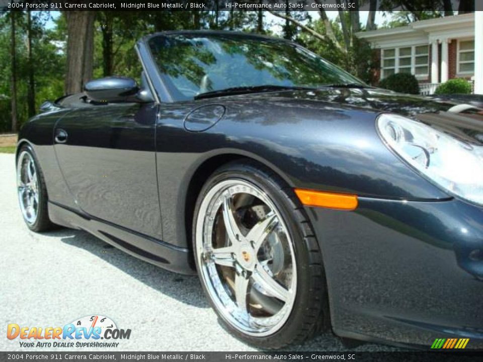 2004 Porsche 911 Carrera Cabriolet Midnight Blue Metallic / Black Photo #19
