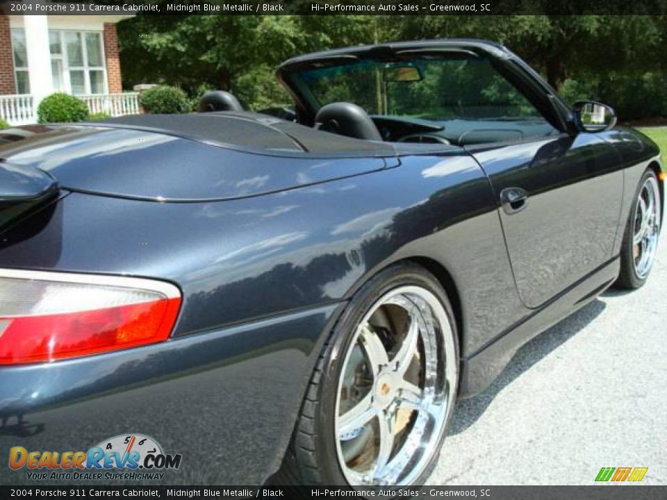2004 Porsche 911 Carrera Cabriolet Midnight Blue Metallic / Black Photo #20