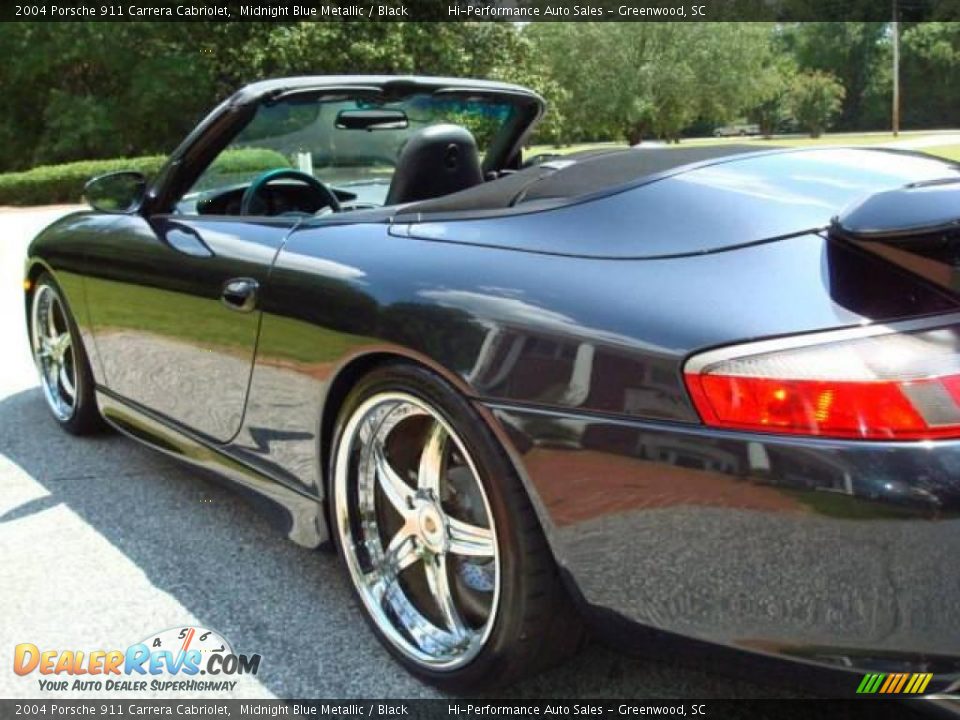 2004 Porsche 911 Carrera Cabriolet Midnight Blue Metallic / Black Photo #21