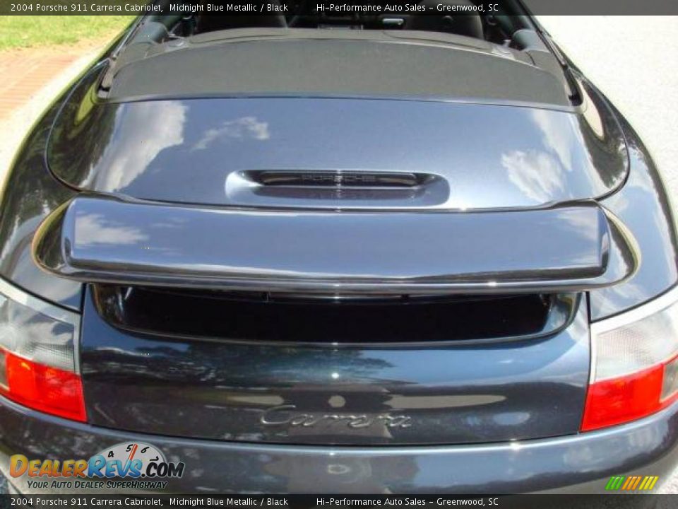 2004 Porsche 911 Carrera Cabriolet Midnight Blue Metallic / Black Photo #22