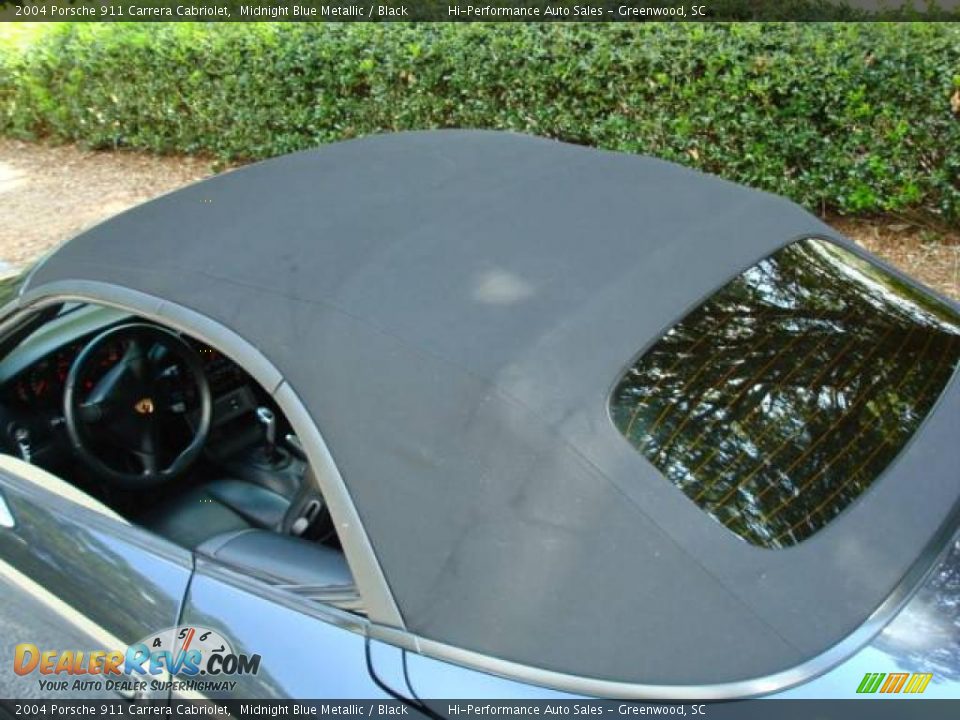 Midnight Blue Metallic 2004 Porsche 911 Carrera Cabriolet Photo #29
