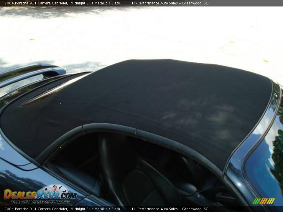 2004 Porsche 911 Carrera Cabriolet Midnight Blue Metallic / Black Photo #30