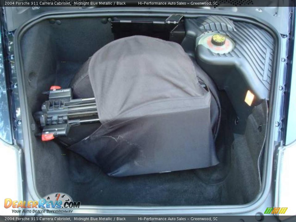 2004 Porsche 911 Carrera Cabriolet Midnight Blue Metallic / Black Photo #32