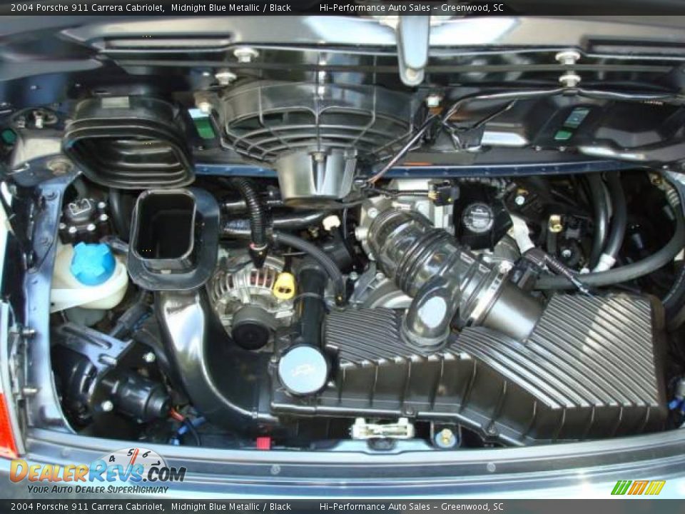 2004 Porsche 911 Carrera Cabriolet 3.6 Liter DOHC 24V VarioCam Flat 6 Cylinder Engine Photo #33