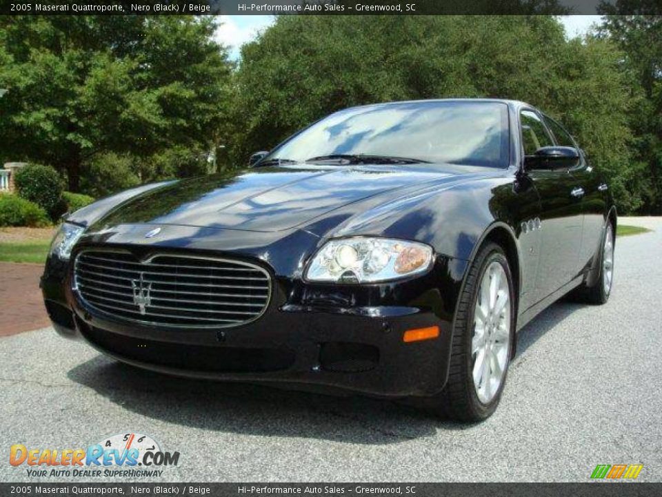 2005 Maserati Quattroporte Nero (Black) / Beige Photo #1