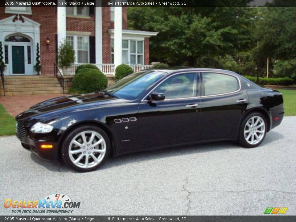 2005 Maserati Quattroporte Nero (Black) / Beige Photo #3