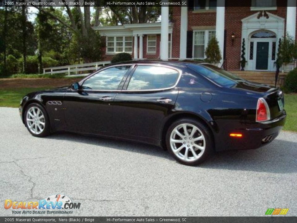 2005 Maserati Quattroporte Nero (Black) / Beige Photo #5