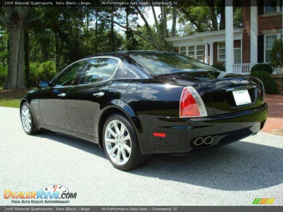 2005 Maserati Quattroporte Nero (Black) / Beige Photo #6