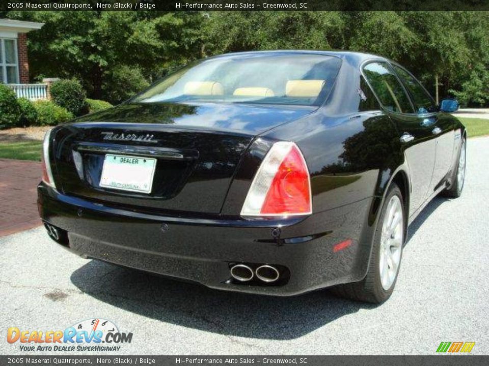 2005 Maserati Quattroporte Nero (Black) / Beige Photo #9