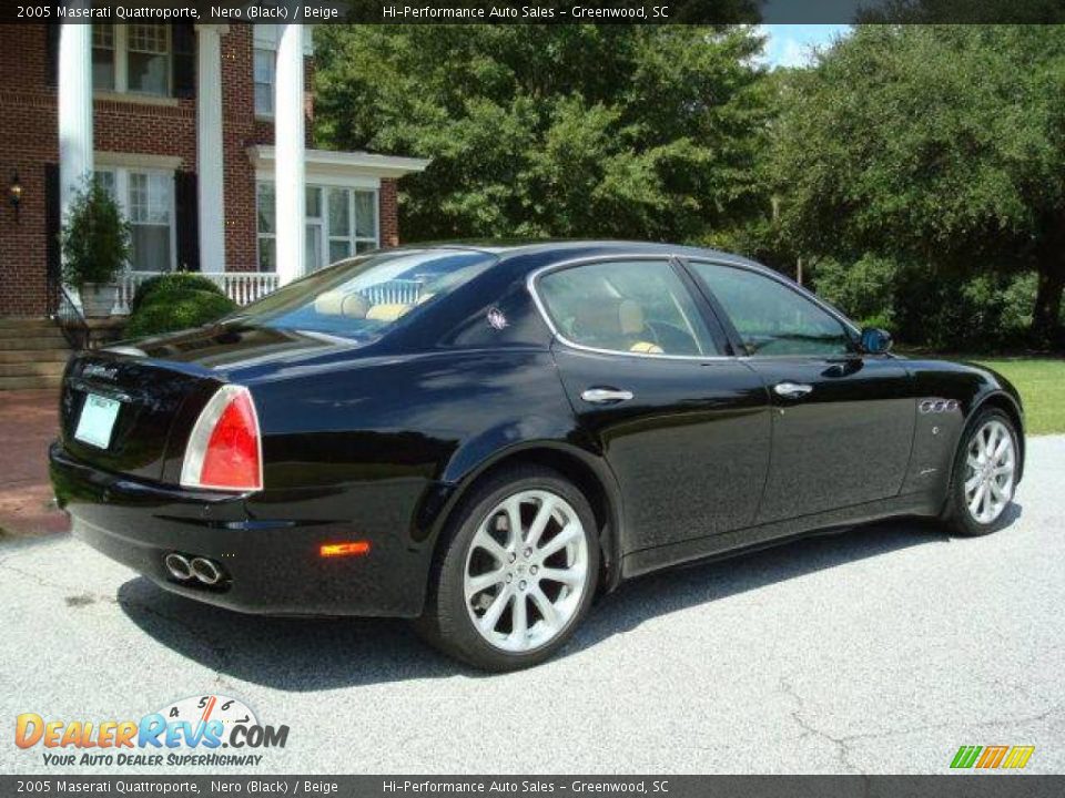 2005 Maserati Quattroporte Nero (Black) / Beige Photo #10