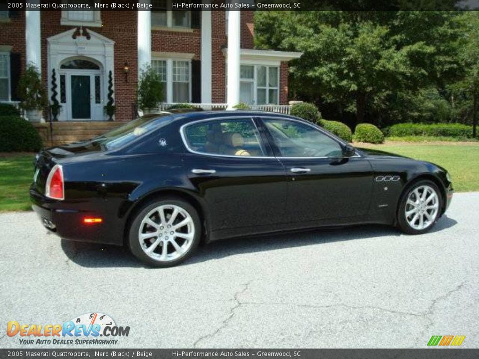 2005 Maserati Quattroporte Nero (Black) / Beige Photo #11