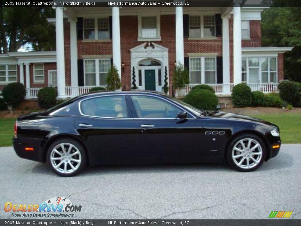 2005 Maserati Quattroporte Nero (Black) / Beige Photo #12