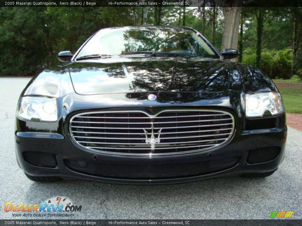 2005 Maserati Quattroporte Nero (Black) / Beige Photo #16