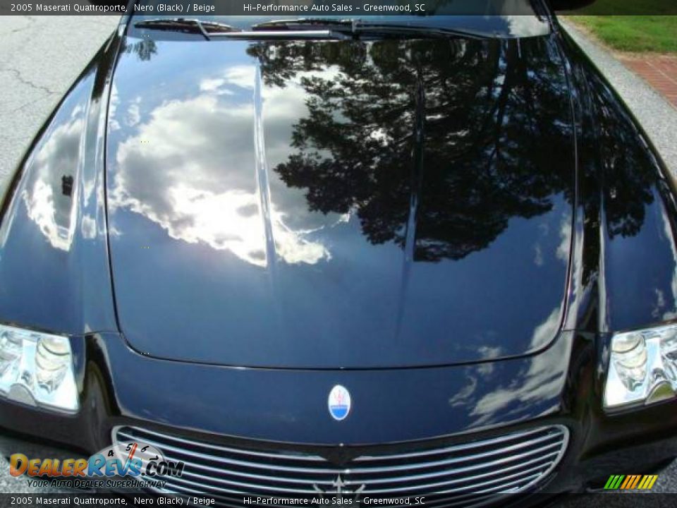 2005 Maserati Quattroporte Nero (Black) / Beige Photo #17