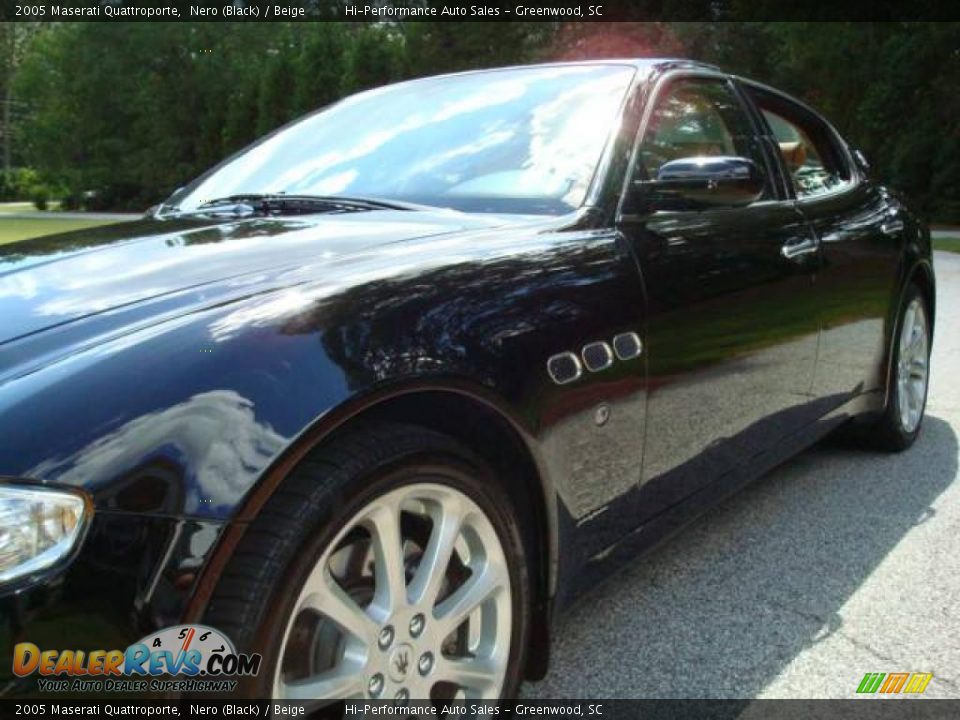 2005 Maserati Quattroporte Nero (Black) / Beige Photo #20