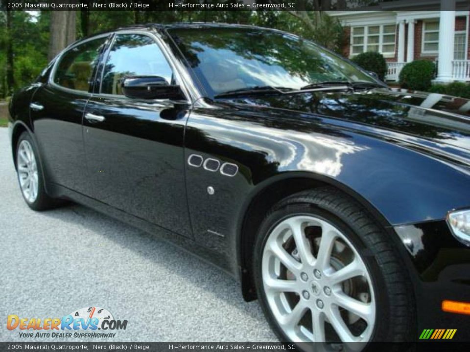 2005 Maserati Quattroporte Nero (Black) / Beige Photo #21