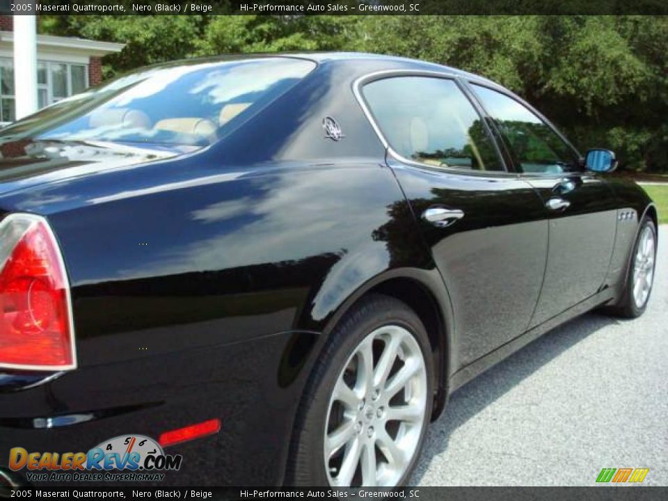 2005 Maserati Quattroporte Nero (Black) / Beige Photo #22