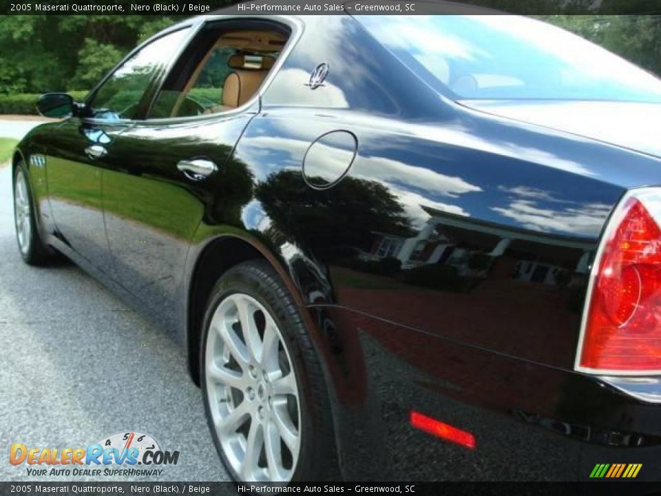 2005 Maserati Quattroporte Nero (Black) / Beige Photo #23