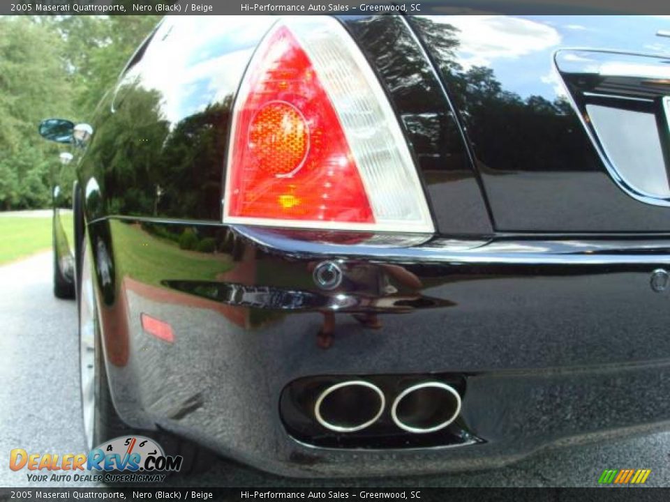 2005 Maserati Quattroporte Nero (Black) / Beige Photo #24