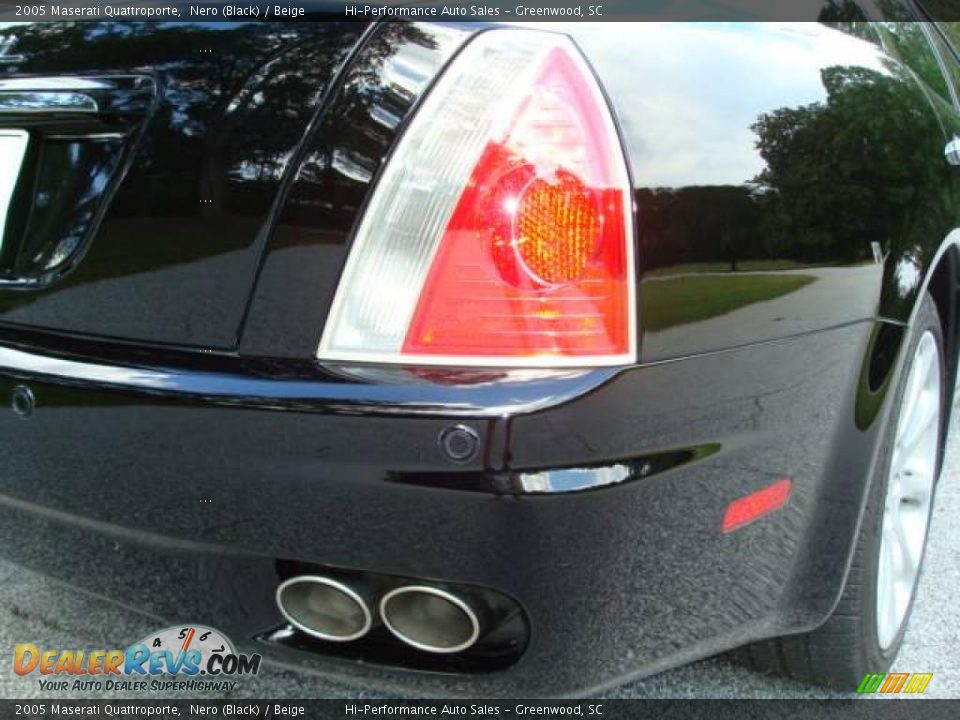 2005 Maserati Quattroporte Nero (Black) / Beige Photo #25