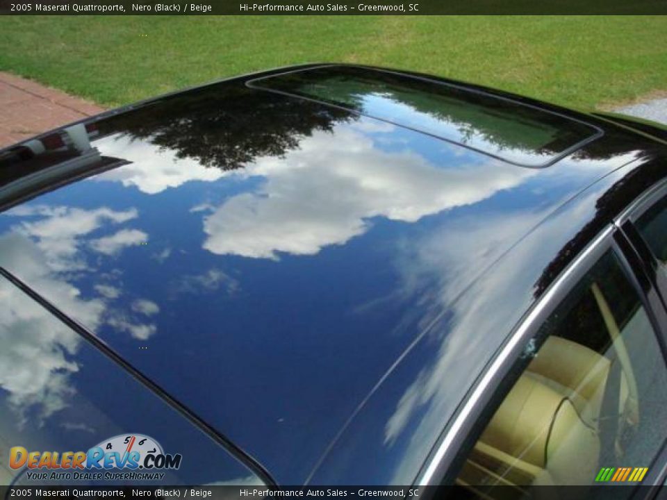 2005 Maserati Quattroporte Nero (Black) / Beige Photo #26