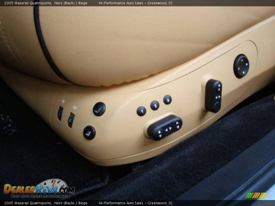 2005 Maserati Quattroporte Nero (Black) / Beige Photo #34