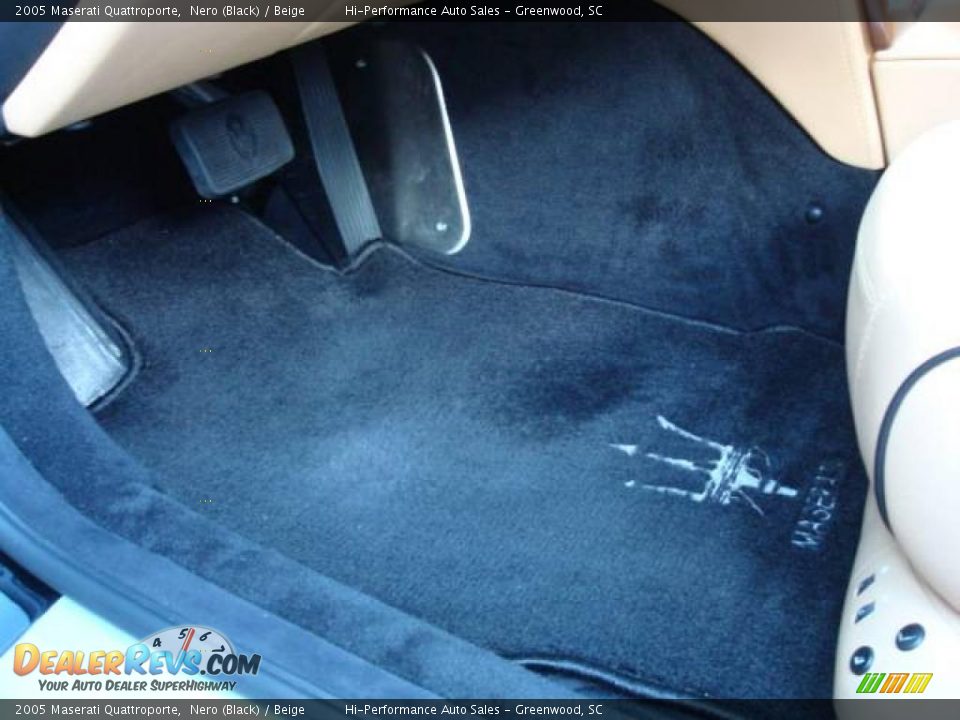 2005 Maserati Quattroporte Nero (Black) / Beige Photo #35