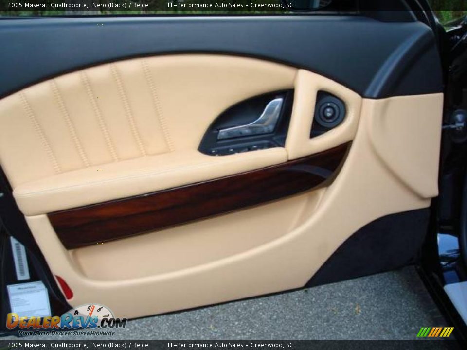 2005 Maserati Quattroporte Nero (Black) / Beige Photo #36