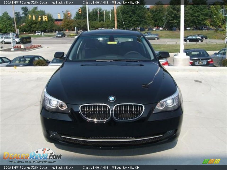 2009 BMW 5 Series 528xi Sedan Jet Black / Black Photo #1
