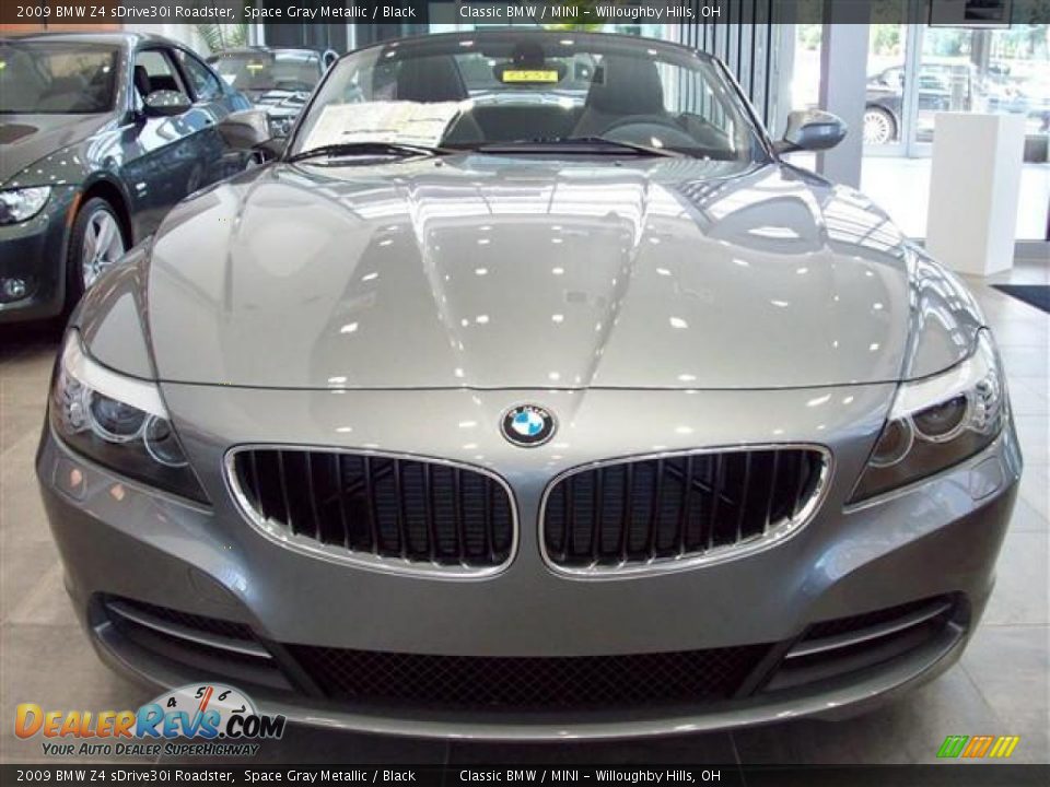 2009 BMW Z4 sDrive30i Roadster Space Gray Metallic / Black Photo #1