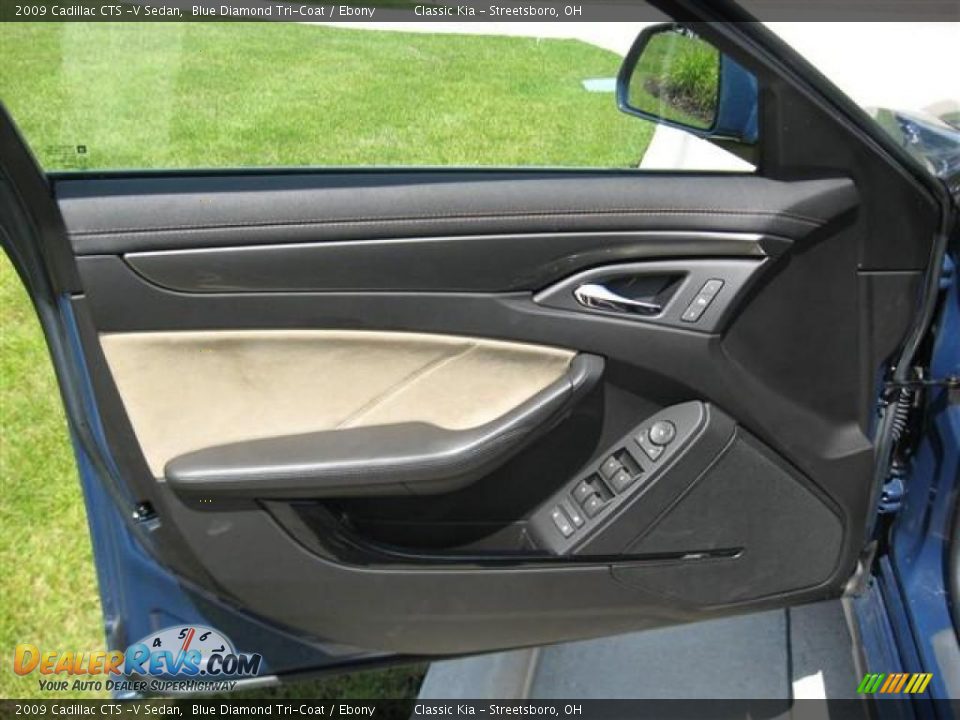 2009 Cadillac CTS -V Sedan Blue Diamond Tri-Coat / Ebony Photo #19