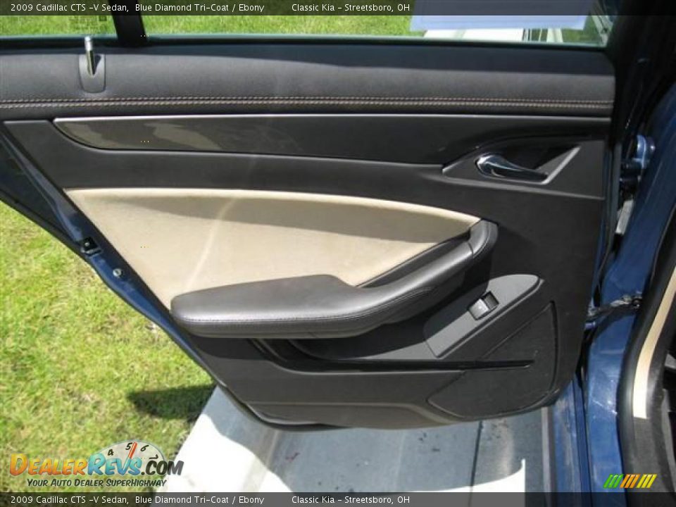 2009 Cadillac CTS -V Sedan Blue Diamond Tri-Coat / Ebony Photo #20