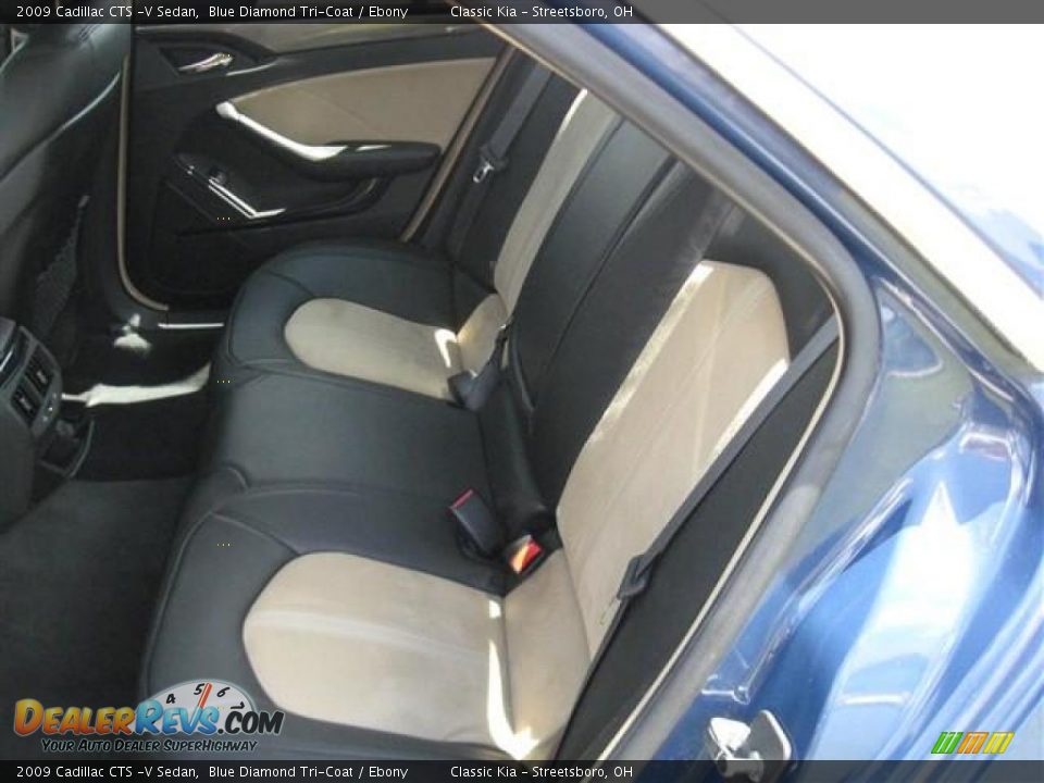2009 Cadillac CTS -V Sedan Blue Diamond Tri-Coat / Ebony Photo #23