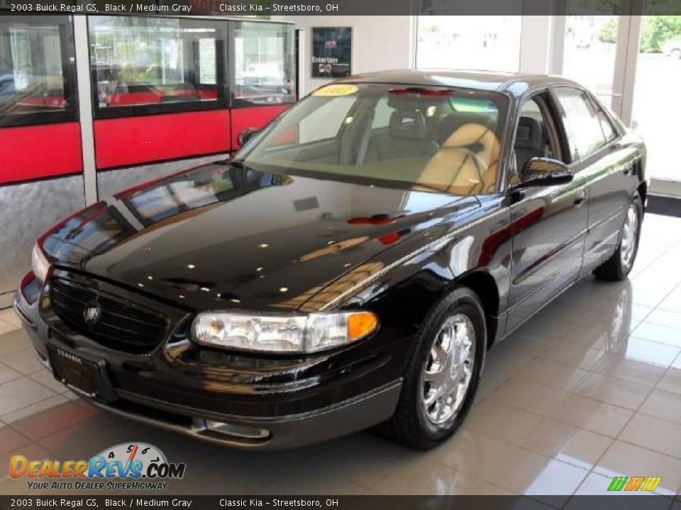 2003 Buick Regal GS Black / Medium Gray Photo #1