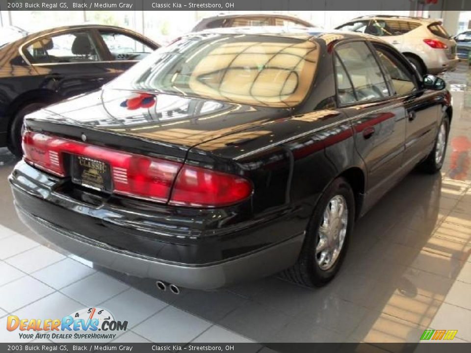 2003 Buick Regal GS Black / Medium Gray Photo #3