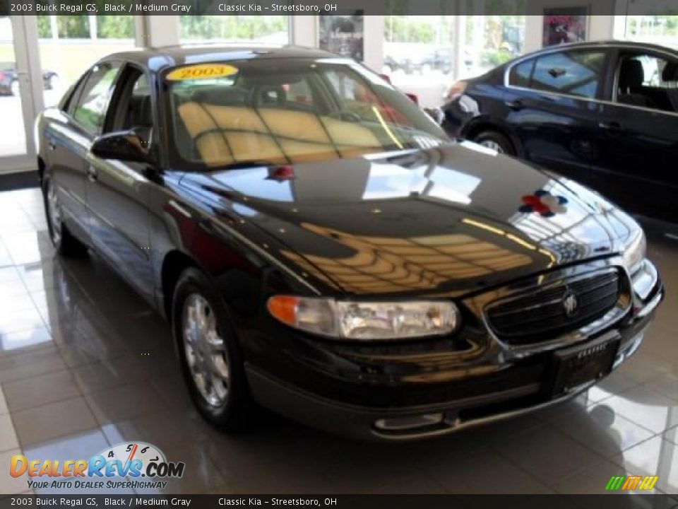 2003 Buick Regal GS Black / Medium Gray Photo #4