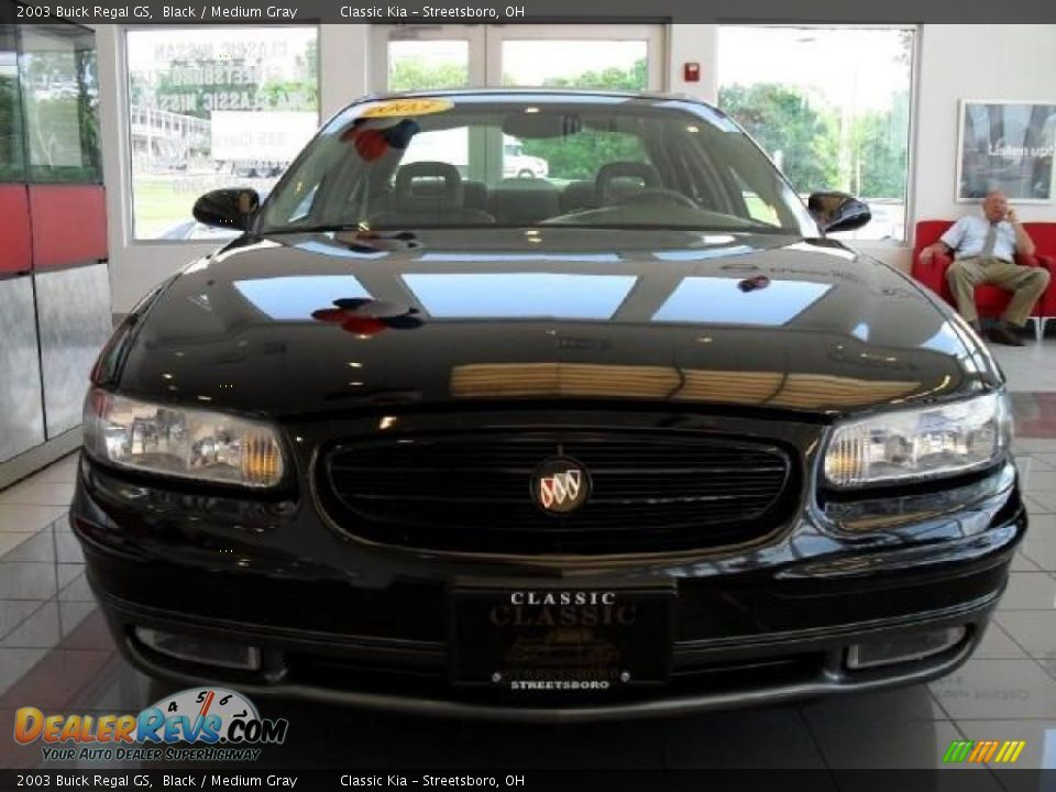 2003 Buick Regal GS Black / Medium Gray Photo #5