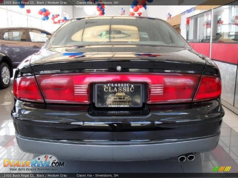 2003 Buick Regal GS Black / Medium Gray Photo #6