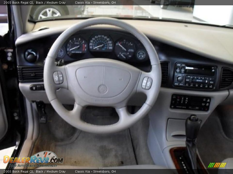 2003 Buick Regal GS Black / Medium Gray Photo #21