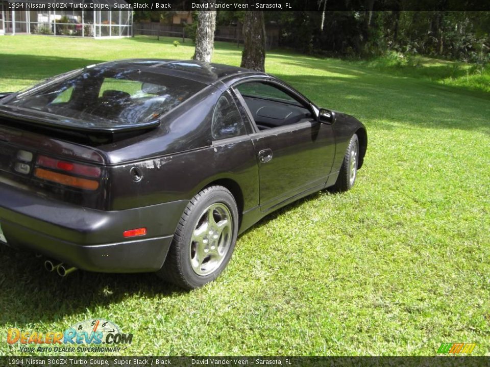 1994 Nissan 300ZX Turbo Coupe Super Black / Black Photo #5