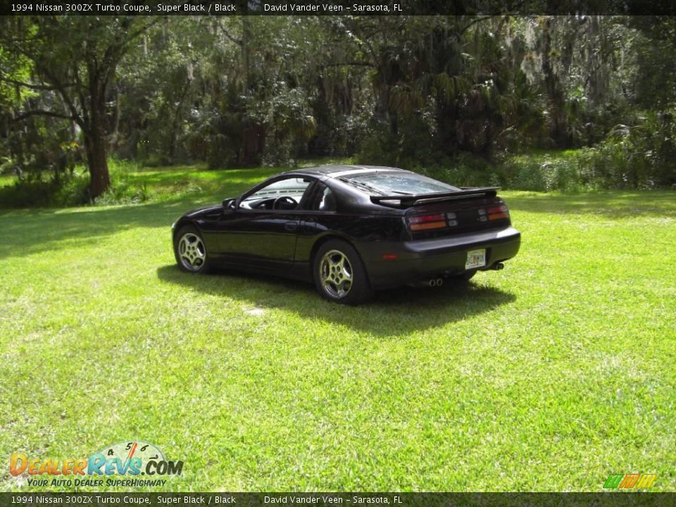 1994 Nissan 300ZX Turbo Coupe Super Black / Black Photo #7