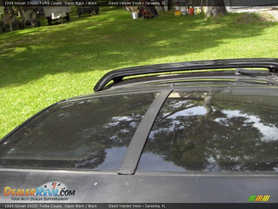1994 Nissan 300ZX Turbo Coupe Super Black / Black Photo #8