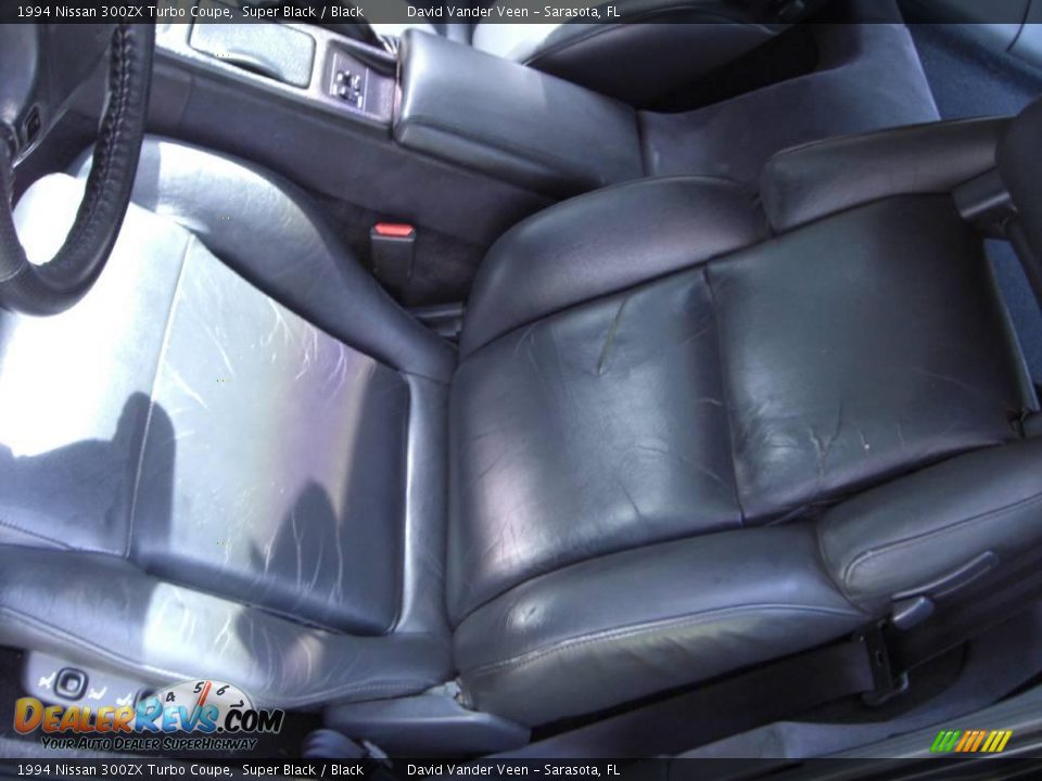 1994 Nissan 300ZX Turbo Coupe Super Black / Black Photo #10
