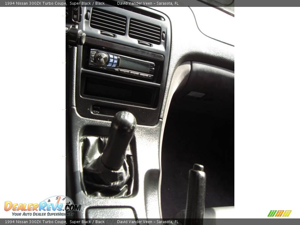 1994 Nissan 300ZX Turbo Coupe Super Black / Black Photo #12