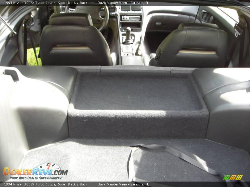 1994 Nissan 300ZX Turbo Coupe Super Black / Black Photo #15